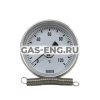 Термометр биметаллический, тип A46.11 (корпус-алюминий) накладной на трубу, Wika купить в интернет-магазине промышленного оборудования в Санкт-Петербурге Термометр биметаллический, тип A46.11 (корпус-алюминий) накладной на трубу, Wika купить в интернет-магазине промышленного оборудования в Санкт-Петербурге