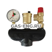 Группа безопасности котла KSG 30, чугунная консоль, Watts купить в интернет-магазине промышленного оборудования в Санкт-Петербурге