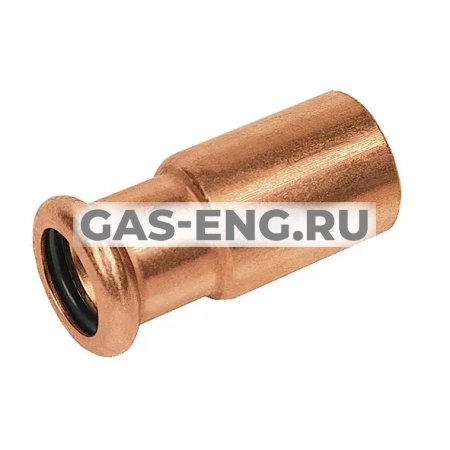 Муфта-пресс переходная однораструбная медь, тип 6243, Sanha купить в интернет-магазине промышленного оборудования в Санкт-Петербурге