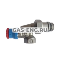 Термостатический клапан, угловой осевой, Giacomini R415TG купить в интернет-магазине промышленного оборудования в Санкт-Петербурге