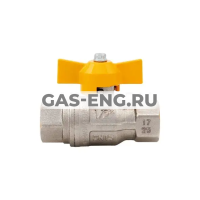 Шаровой кран никел. латунь ВР для газа, ручка "бабочка", Multi-Fit, Itap Berlin 072 купить в интернет-магазине промышленного оборудования в Санкт-Петербурге Шаровой кран никел. латунь ВР для газа, ручка "бабочка", Multi-Fit, Itap Berlin 072 купить в интернет-магазине промышленного оборудования в Санкт-Петербурге