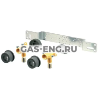 Водорозетка на планке ВР с шумоглушителями, латунь, Frankische купить в интернет-магазине промышленного оборудования в Санкт-Петербурге