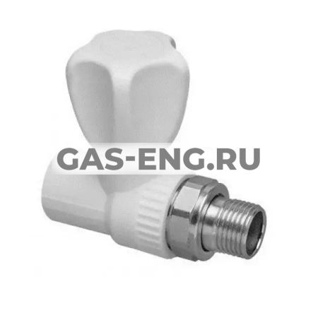 Вентиль PPR для радиатора, прямой, RTP (РосТурПласт) купить в интернет-магазине промышленного оборудования в Санкт-Петербурге