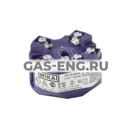 Цифровой преобразователь температуры T32, 2 проводной, Wika купить в интернет-магазине промышленного оборудования в Санкт-Петербурге