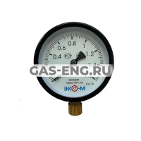 Манометр Экомера МД02-100мм, подключение снизу M20x1,5, экономичное исполнение, Эко-М купить в интернет-магазине промышленного оборудования в Санкт-Петербурге