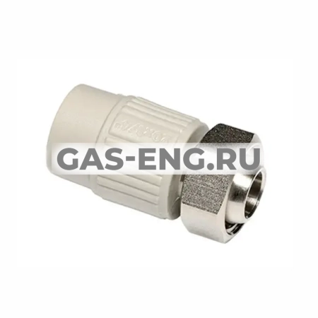 Переход PPR с накидной гайкой, под евроконус, Wavin Ekoplastik купить в интернет-магазине промышленного оборудования в Санкт-Петербурге