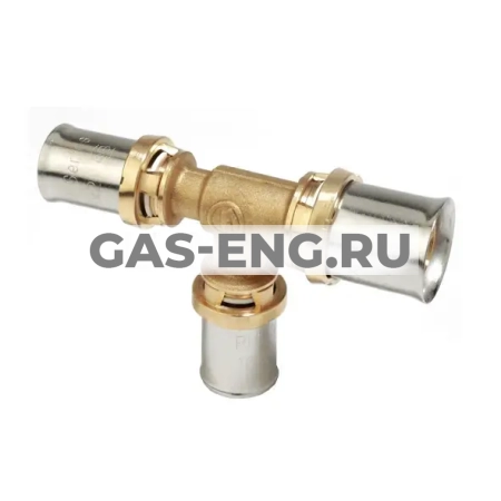 Тройник-пресс редукционный, латунь, Giacomini RM151 купить в интернет-магазине промышленного оборудования в Санкт-Петербурге