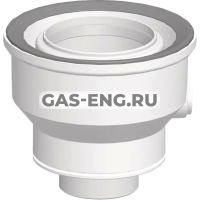 Переходник для концентрического вертикального прохода через кровлю с DN60/100 на DN80/125, Wolf купить в интернет-магазине промышленного оборудования в Санкт-Петербурге