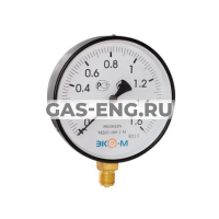 Манометр Экомера МД02-160мм, подключение снизу M20x1,5, Эко-М купить в интернет-магазине промышленного оборудования в Санкт-Петербурге