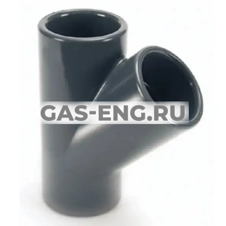 Тройник клеевой 45°, Comer и Raccord Plast купить в интернет-магазине промышленного оборудования в Санкт-Петербурге