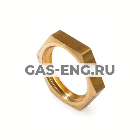 Контргайка шестигранная латунная, General Fittings купить в интернет-магазине промышленного оборудования в Санкт-Петербурге