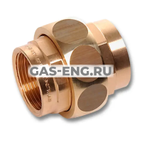 Разъемное соединение прямое с уплотнением ВР бронзовое PURAFIT, тип 3330, Sanha купить в интернет-магазине промышленного оборудования в Санкт-Петербурге