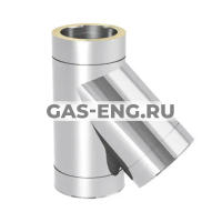 Тройник 45° для дымохода, Jeremias EDW12 купить в интернет-магазине промышленного оборудования в Санкт-Петербурге