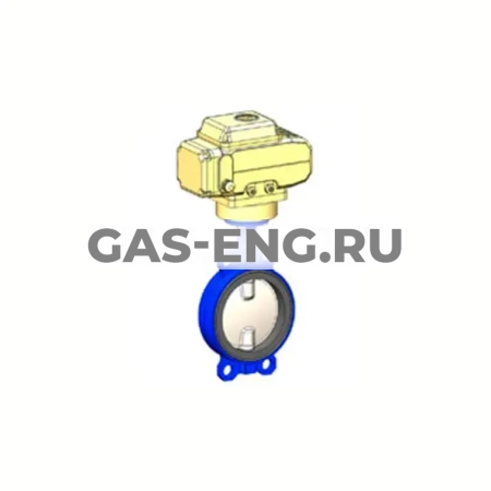 Дисковый поворотный затвор межфланцевый Tecfly VPI 4449 с электроприводом Nutork, Tecofi купить в интернет-магазине промышленного оборудования в Санкт-Петербурге