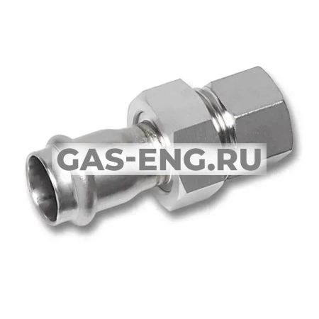 Соединитель-пресс NiroSan, ВПр-ВР, плоское уплотнение, тип 9330GMVA, Sanha купить в интернет-магазине промышленного оборудования в Санкт-Петербурге