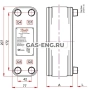 Паяный пластинчатый теплообменник B3-014, Danfoss купить в интернет-магазине промышленного оборудования в Санкт-Петербурге