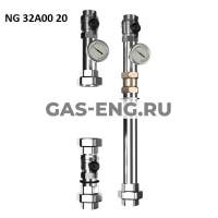 Насосная группа NG-32/NGSS-32 прямая, без насоса, Gidruss купить в интернет-магазине промышленного оборудования в Санкт-Петербурге