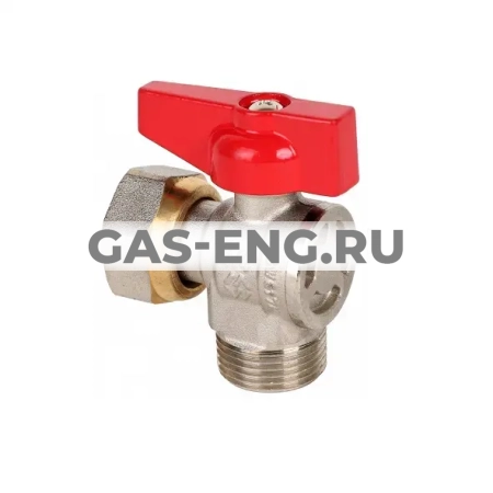 Шаровой кран латунный BV.533, угловой с накидной гайкой, ВР-НР, ручка-бабочка, MVI купить в интернет-магазине промышленного оборудования в Санкт-Петербурге