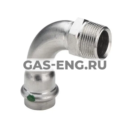 Угольник переходной 90° Sanpress Inox с SC-Contur ВПр-НР, модель 2314, Viega купить в интернет-магазине промышленного оборудования в Санкт-Петербурге Угольник переходной 90° Sanpress Inox с SC-Contur ВПр-НР, модель 2314, Viega купить в интернет-магазине промышленного оборудования в Санкт-Петербурге