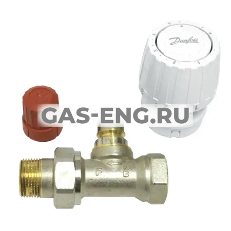 Комплект терморегулятора RA-N/RA 2994/RTR-N/RTR 7090, прямой, Danfoss купить в интернет-магазине промышленного оборудования в Санкт-Петербурге
