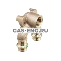 Двойная стеновая водорозетка Sanpress с SC-Contur ВР, модель 2228.7, Viega купить в интернет-магазине промышленного оборудования в Санкт-Петербурге