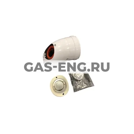 Колено с ревизией LAS 87°, алюминий, Viessmann купить в интернет-магазине промышленного оборудования в Санкт-Петербурге