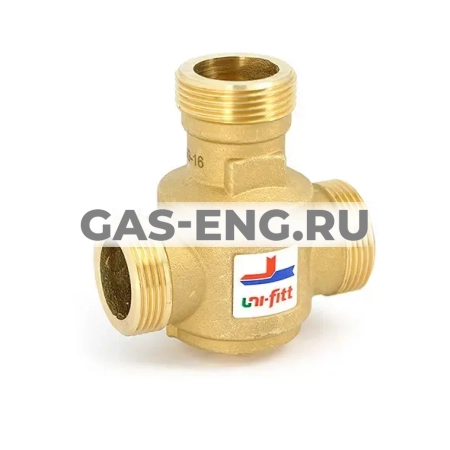 Термостатический трехходовой смесительный клапан для напольных котлов, Uni-Fitt купить в интернет-магазине промышленного оборудования в Санкт-Петербурге