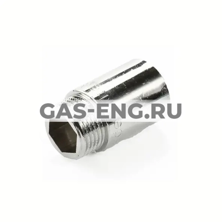 Удлинитель хромированный НР/ВР, General Fittings купить в интернет-магазине промышленного оборудования в Санкт-Петербурге