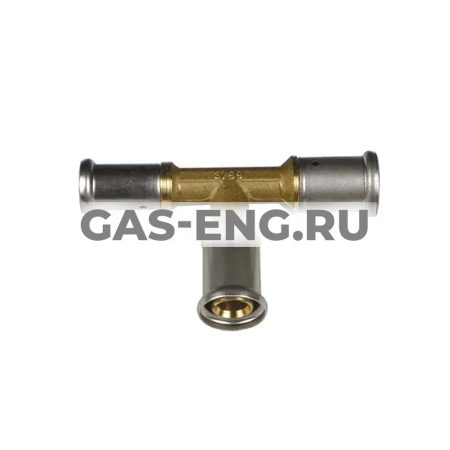 Тройник-пресс латунный редукционный (уменьшенный с двух сторон), Henco купить в интернет-магазине промышленного оборудования в Санкт-Петербурге