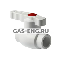 Шаровой полнопроходной кран PPR Prime, сварка/сварка, с рукояткой, белый, Pro Aqua купить в интернет-магазине промышленного оборудования в Санкт-Петербурге Шаровой полнопроходной кран PPR Prime, сварка/сварка, с рукояткой, белый, Pro Aqua купить в интернет-магазине промышленного оборудования в Санкт-Петербурге