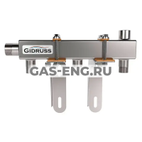 Распределительный коллектор DMSS, с креплениями, Gidruss купить в интернет-магазине промышленного оборудования в Санкт-Петербурге