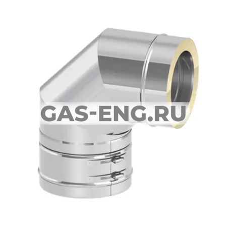 Колено 90° для дымохода, Jeremias DW60 купить в интернет-магазине промышленного оборудования в Санкт-Петербурге