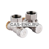 Узел нижнего подключения для двухтрубной системы R384, угловой, Giacomini купить в интернет-магазине промышленного оборудования в Санкт-Петербурге