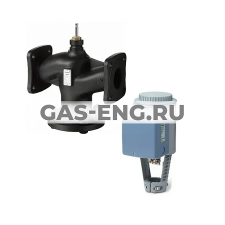 Клапан регулирующий 2-х ходовой VVF42 с электоприводом SKD62E, Siemens купить в интернет-магазине промышленного оборудования в Санкт-Петербурге