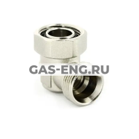 Узел нижнего подключения угловой, одинарный, со встроенным краном Uni-Fitt купить в интернет-магазине промышленного оборудования в Санкт-Петербурге