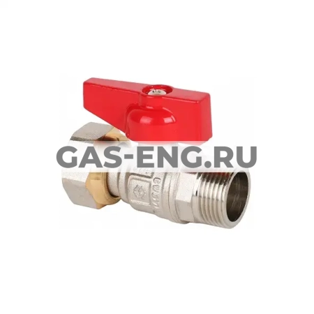 Шаровой кран латунный BV.531, прямой с накидной гайкой, ВР-НР, ручка-бабочка, MVI купить в интернет-магазине промышленного оборудования в Санкт-Петербурге