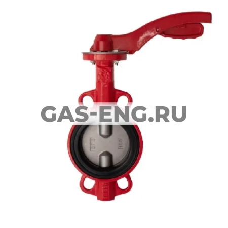 Дисковый поворотный затвор межфланцевый с рукояткой, тип 201, Rushwork купить в интернет-магазине промышленного оборудования в Санкт-Петербурге