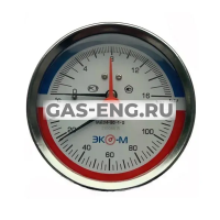 Термоманометр Экомера МД04-80 мм с переходником на 1/2", подключение сзади, Эко-М купить в интернет-магазине промышленного оборудования в Санкт-Петербурге Термоманометр Экомера МД04-80 мм с переходником на 1/2", подключение сзади, Эко-М купить в интернет-магазине промышленного оборудования в Санкт-Петербурге