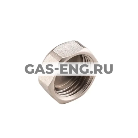 Заглушка латунная, ВР, никелированная, усиленная, MVI купить в интернет-магазине промышленного оборудования в Санкт-Петербурге