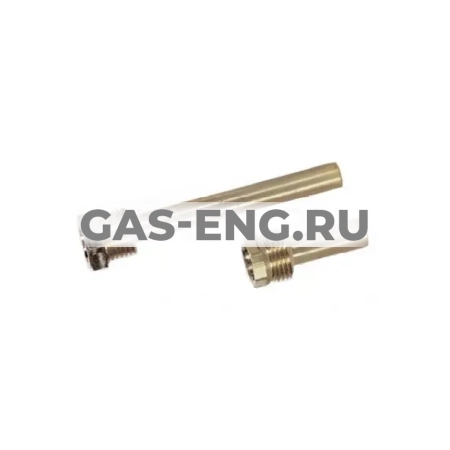 Погружная гильза из латуни для биметаллических термометров F+R998, Watts купить в интернет-магазине промышленного оборудования в Санкт-Петербурге