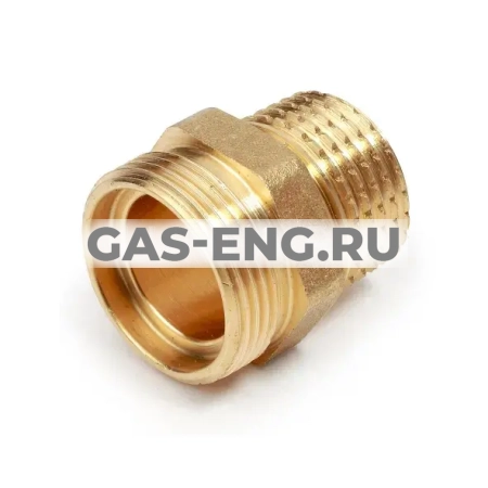 Ниппель редукционный НР/НР латунный, R180R, Giacomini купить в интернет-магазине промышленного оборудования в Санкт-Петербурге