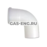 Колено 87°, полипропилен, Viessmann купить в интернет-магазине промышленного оборудования в Санкт-Петербурге Колено 87°, полипропилен, Viessmann купить в интернет-магазине промышленного оборудования в Санкт-Петербурге