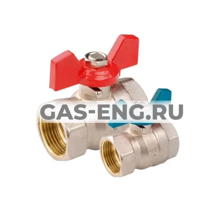 Шаровой латунный кран ВР-ВР полнопроходной Бостон/Чикаго, ручка-рычаг, АДЛ купить в интернет-магазине промышленного оборудования в Санкт-Петербурге