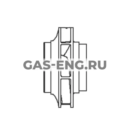 Колесо рабочее D.65/140/24, Wilo купить в интернет-магазине промышленного оборудования в Санкт-Петербурге