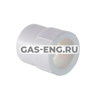 Муфта PPR редукционная, наружн./внутр., БЕЛЫЙ, Pro Aqua купить в интернет-магазине промышленного оборудования в Санкт-Петербурге Муфта PPR редукционная, наружн./внутр., БЕЛЫЙ, Pro Aqua купить в интернет-магазине промышленного оборудования в Санкт-Петербурге