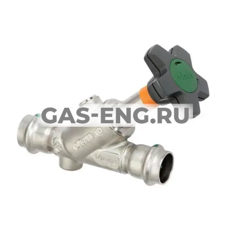 Наклонный вентиль Easytop Inox (полнопроходной) с SC-Contur, модель 2337.5, Viega купить в интернет-магазине промышленного оборудования в Санкт-Петербурге