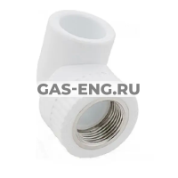 Угольник PPR 90° комбинированный ВР, RTP (РосТурПласт) купить в интернет-магазине промышленного оборудования в Санкт-Петербурге