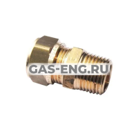 Муфта компрессионная латунная с наружной резьбой для медных труб, General Fittings купить в интернет-магазине промышленного оборудования в Санкт-Петербурге
