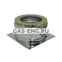 Пластина основания для дымохода с боковым выпуском конденсата, муфтой 1/2" и заглушкой, Jeremias EDW06A купить в интернет-магазине промышленного оборудования в Санкт-Петербурге Пластина основания для дымохода с боковым выпуском конденсата, муфтой 1/2" и заглушкой, Jeremias EDW06A купить в интернет-магазине промышленного оборудования в Санкт-Петербурге