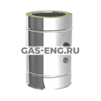 Труба дымохода 330 мм с двумя измерительными штуцерами 1/2", Jeremias EDW543 купить в интернет-магазине промышленного оборудования в Санкт-Петербурге